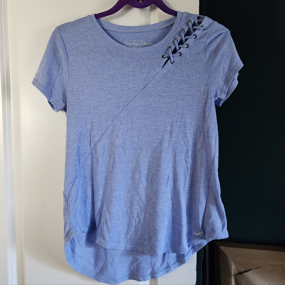 Hollister light blue soft tee size S